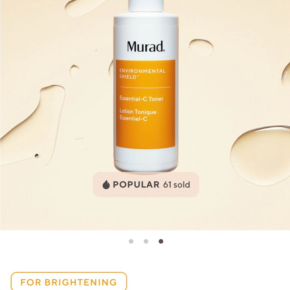 NWT Murad Essential C Face Toner, full sized (6 oz)